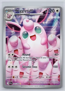 Wigglytuff 105/094 Illustration Rare Phantasmal Flames Pokemon Near Mint - Image 1