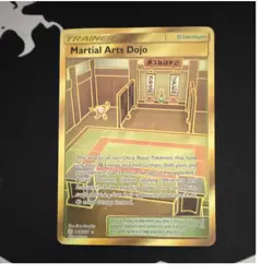 Pokemon Martial Arts Dojo 268/236 Cosmic Eclipse Secret Rare Full Art Holo - Image 1