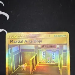 Pokemon Martial Arts Dojo 268/236 Cosmic Eclipse Secret Rare Full Art Holo - Image 3