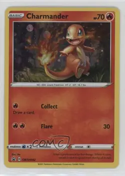 Charmander Holo Pokemon Sword & Shield Black Star #SWSH092 - Image 1