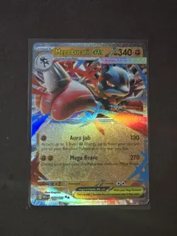 Pokemon Mega Evolution - Mega Lucario ex 077/132 - English - Image 1