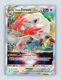 Hisuian Zoroark VSTAR SWSH298 Holo Promo Sword & Shield Promo Pokemon LP - Image 1
