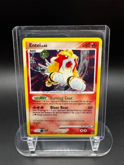 Pokemon TCG: Entei - Secret Wonders Holo 4/132 - Rare 2007 - NM - Image 1