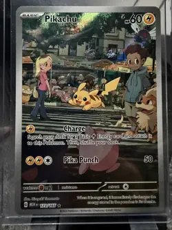 Pokemon TCG: Pikachu IR Illustration Scarlet & Violet 151- 173/165 English - Image 1