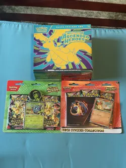 Pokemon Mega Evolution Ascended Heroes Elite ETB & Blister Pack & Tech Sticker - Image 1