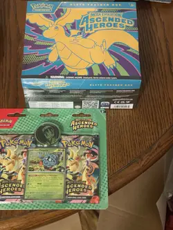 Pokemon Mega Evolution Ascended Heroes Elite ETB & Blister Pack & Tech Sticker - Image 4