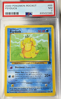 2000 Pokemon Rocket Psyduck 65/82 Team Rocket Regular - Image 1