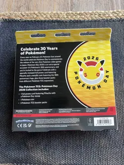 Pokemon TCG Pokemon Day 2026 Collection Pikachu Promo 30th Anniversary Sealed - Image 2