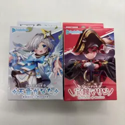 Hololive OFFICIAL CARD GAME Red Houshou Marine & White Amane Kanata Start Deck - Image 1