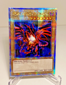 Yugioh / Rotaugiger schwarzer Drache / LC01-EN006 / Quartar Secret Rare / 1st Ed - Image 1