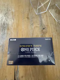 One Piece TCG - OP-01 Romance Dawn Booster Box Blue Bottom Sealed New Collection - Image 5