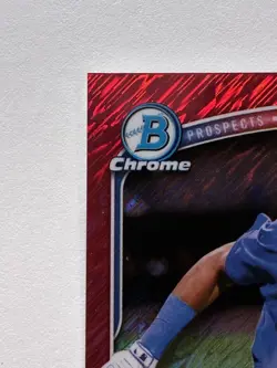 2025 BOWMAN CHROME AUTO /5 RED SHIMMER #CPA-RCR RONNY CRUZ NATIONALS 🔥🔥🔥🔥 - Image 4