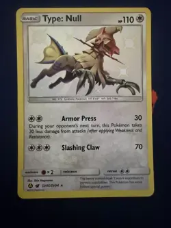 Type: Null | SV45/SV94 | Hidden Fates Shiny Vault | Pokemon Card Shiny Holo | NM - Image 1