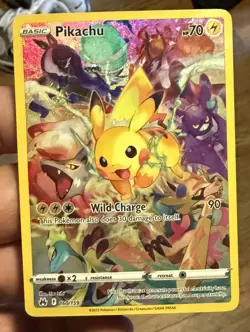 Pikachu Crown Zenith 160/159 Secret Rare Card Near Mint Condition - Image 1