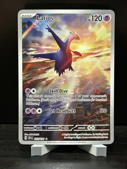 Latios 203/191 SV08: Surging Sparks Illustration Rare Pokemon Card - Image 1
