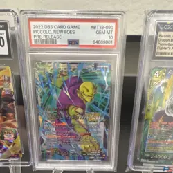 Dragon Ball Super Bandai Piccolo Son Goku Card Lot 5 Foil Promo 2022 English - Image 3