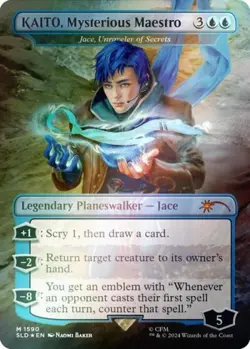 KAITO, Mysterious Maestro - Jace, Unraveler of Secrets (Rainbow Foil) -Foil MTG - Image 1