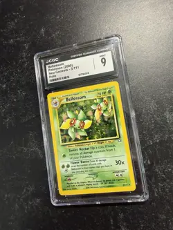 CGC 9 MINT Bellossom 2000 Neo Genesis 3/111 Holo Rare Pokemon Card Swirl - Image 4