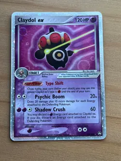 Pokemon Card - Claydol EX - 93/108 - 2007 - Power Keepers - MP! - Image 1