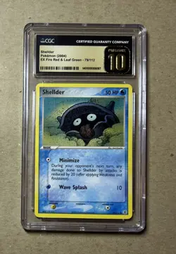 2004 Pokemon Fire Red Leaf Green Shellder Card 79/112 CGC Pristine 10 - Image 1