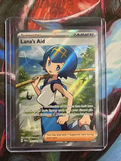 Pokemon TCG Lana's Aid Holo Ultra Rare Card 207/167 Sv06: Twilight Masquerade - Image 1