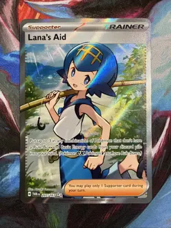Pokemon TCG Lana's Aid Holo Ultra Rare Card 207/167 Sv06: Twilight Masquerade - Image 2