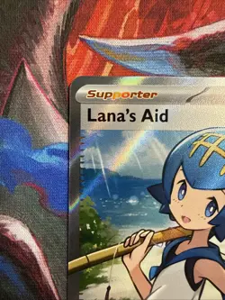 Pokemon TCG Lana's Aid Holo Ultra Rare Card 207/167 Sv06: Twilight Masquerade - Image 3