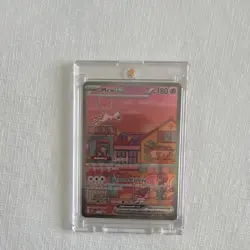 Pokemon Mew EX SV Black Star Promo Full Art Holo Basic Psychic 180 HP Card - Image 1