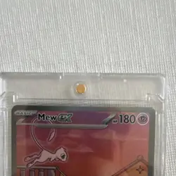 Pokemon Mew EX SV Black Star Promo Full Art Holo Basic Psychic 180 HP Card - Image 5