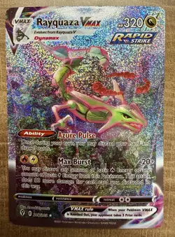 Rayquaza VMAX (Full Art) 218/203 Evolving Skies Custom DIY Fan Art Card - Image 1