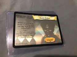 Harry Potter Trading Card Game TCG Hologram Wizard Foil 8/116 Rare Foil 2001 - Image 1