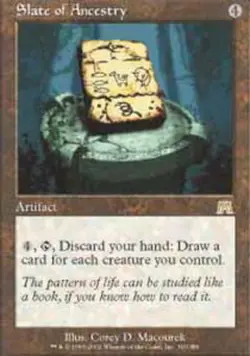 1x Slate of Ancestry Moderate Play, English Onslaught MTG Magic - Image 1