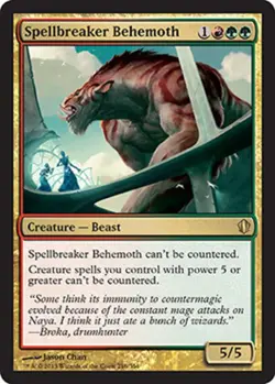 1x Spellbreaker Behemoth NM-Mint, English Commander 2013 MTG Magic - Image 1