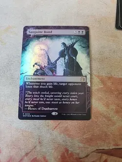 Sanguine Bond FOIL Wilds Of Eldraine Enchanting Tales MTG NM - Image 1