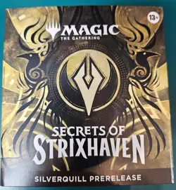 MTG Secrets of Strixhaven SILVERQUILL Prerelease Kit Sealed - Image 1