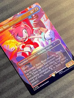 Amy Rose Foil M 2083 Secret Lair Sonic SEGA SLD MTG NM+ - Image 3