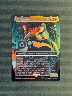 Dr. Eggman Foil M 2084 Secret Lair Sonic SEGA SLD MTG NM+ - Image 1