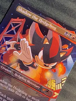 Shadow the Hedgehog Foil M 2086 Secret Lair Sonic SEGA SLD MTG NM+ - Image 4