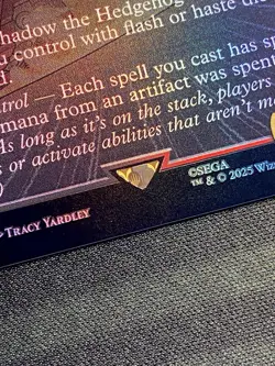 Shadow the Hedgehog Foil M 2086 Secret Lair Sonic SEGA SLD MTG NM+ - Image 5