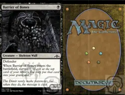 Barrier of Bones 61 C Guilds of Ravnica Magic: The Gathering NM/M - Image 2