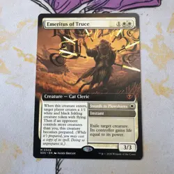 MTG Emeritus of Truce Non-Foil (Extended Art) Secrets of Strixhaven - Image 1