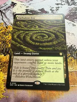 Turbulent Fen - Extended Art SOC NM MTG - Image 2