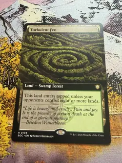 Turbulent Fen - Extended Art SOC NM MTG - Image 3