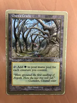 ENGLISH Gaea's Cradle - Berceau de gaia - MTG World Champion - Played - Image 1