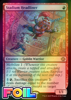 x1 Stadium Headliner TDM MTG 122 FOIL RARE M/NM 1x - Image 1