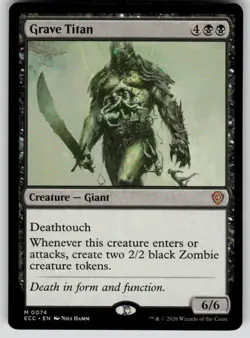 Grave Titan Normal M Commander: Lorwyn Eclipsed 74 NM - Image 1