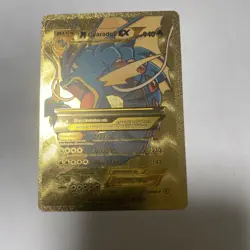 M Gyarados EX Ultra Rare Gold Foil Fan Art Card Hp940 Outrage🔥🔥🔥 - Image 1