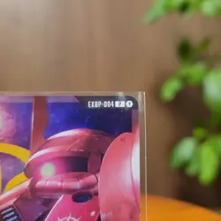 Gundam Card Game EXBP-004 EX Base Zaku II Char Aznable Machine Japanese - Image 3