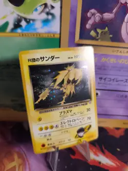 Pokemon Karte Card Rockets Zapdos Gym Challenge Rare Holo Wotc japanese Exc+ - Image 1