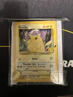 First Partner 25th Celebrations Jumbo Card Collector's Binder Pikachu Exclusive - Image 1